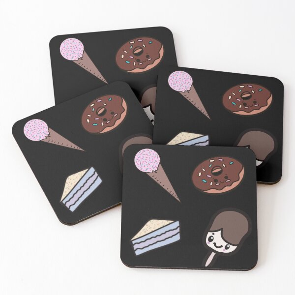 Item preview, Cute kawaii donut ice cream and cake pack designed and sold by Mermaidssparkle.