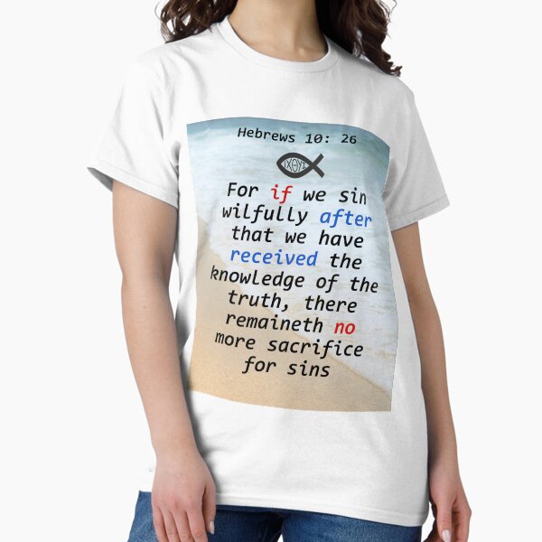 Item preview, Hebrews 10: 26 designed and sold by ErinTr.