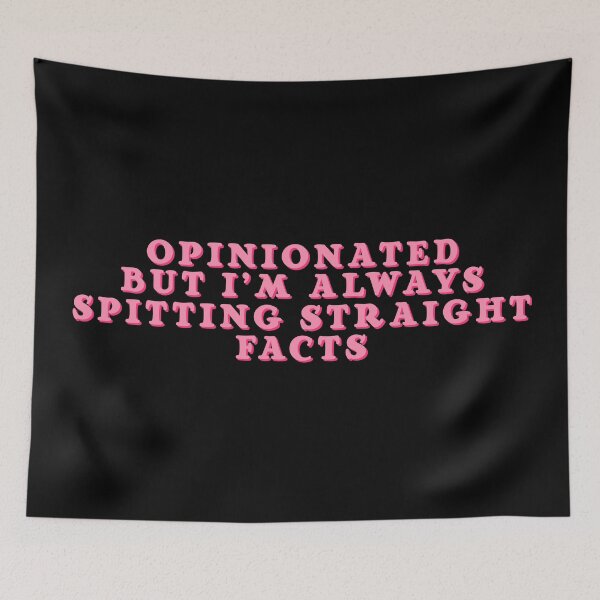 Item preview, JOPPING Super M Opinionated But I'm Always Spitting Straight Facts LYRICS designed and sold by SugarSaint.