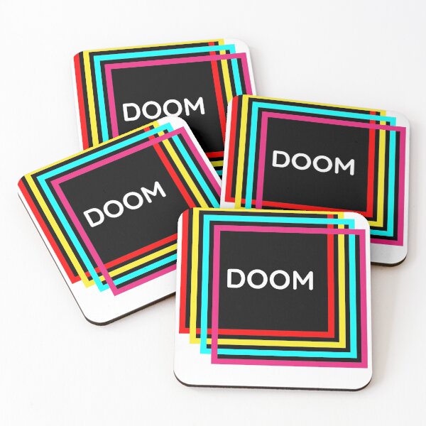 Item preview, DOOM retro logo designed and sold by UsaHappyArt.