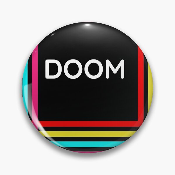 Item preview, DOOM retro logo designed and sold by UsaHappyArt.