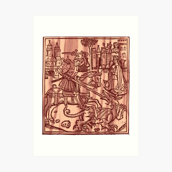 St George - Patron Saint of England Art Print