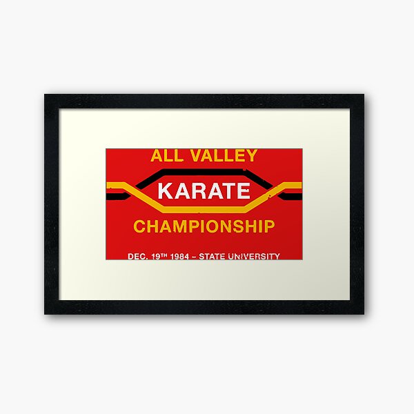 All Valley Karate Championship Framed Prints Redbubble