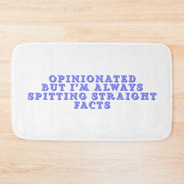 Item preview, JOPPING Super M Opinionated But I'm Always Spitting Straight Facts LYRICS Blue designed and sold by SugarSaint.