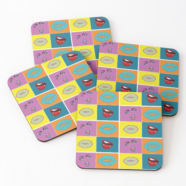 Item preview, Gossip Lips Pop-Art Design designed and sold by Molnarisa.