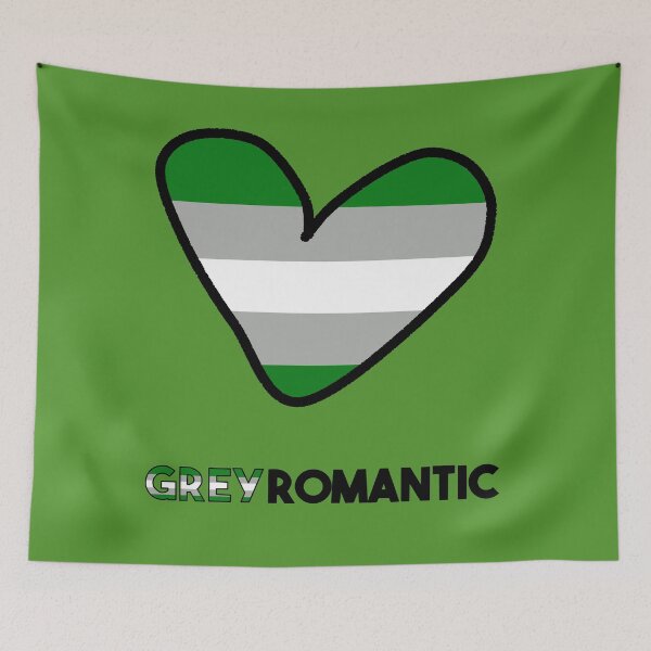 Item preview, LGBTQ+ Grayromantic Heart- Love  designed and sold by VtheArtist.