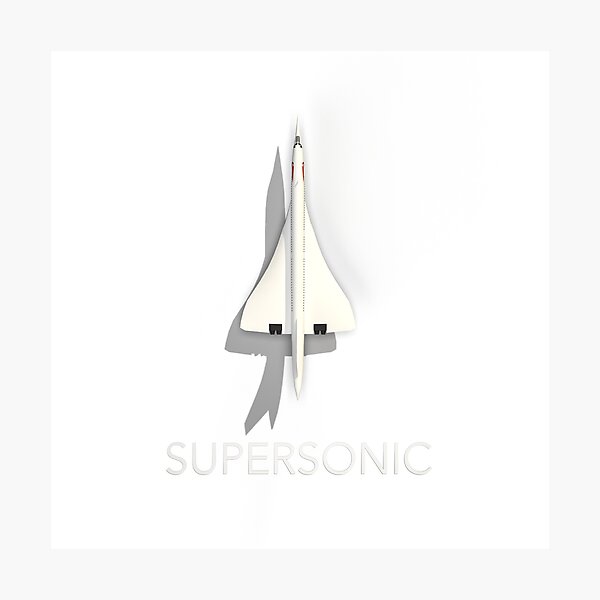 Item preview, Supersonic White designed and sold by TheGenesisArk.