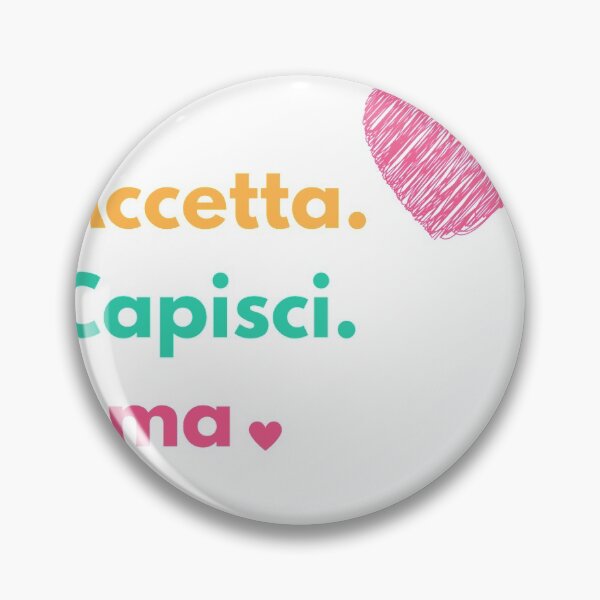 Item preview, Accetta capisci ama designed and sold by MeditationShop.