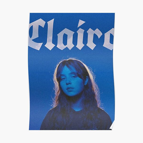 Clairo Blue Aesthetic Poster