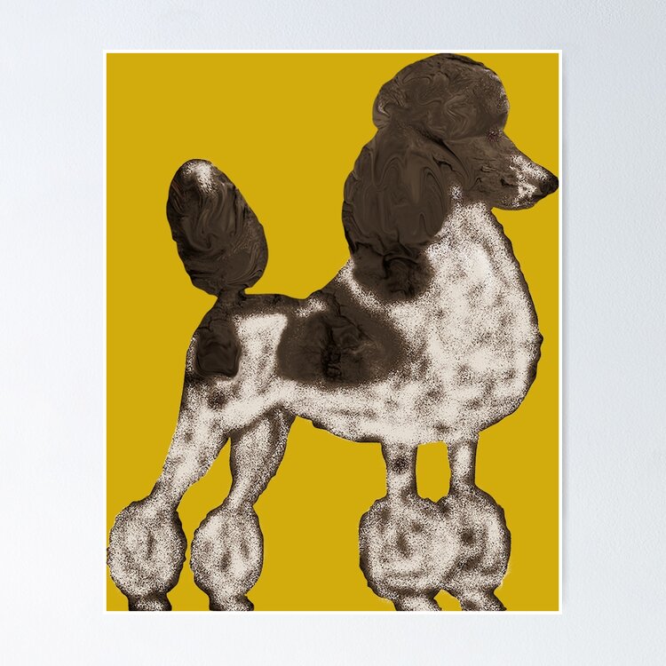 Parti Poodle Parti Sticker
