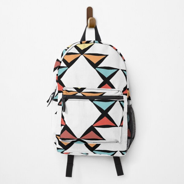 Item preview, Vintage Triangle Pattern Red Orange and Teal designed and sold by Jake Purcell.