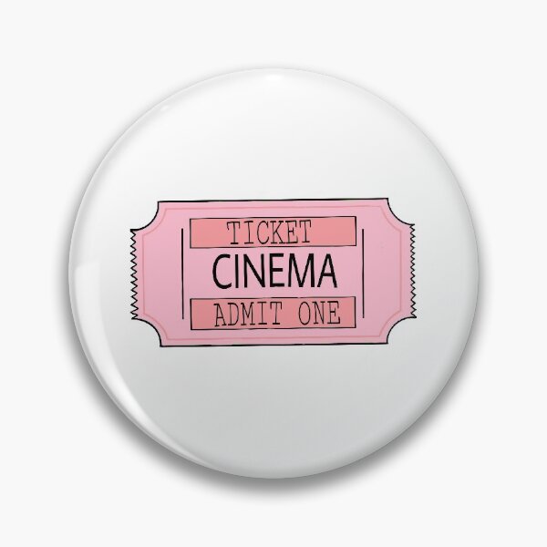 Item preview, Pink Retro Vintage Cinema Ticket designed and sold by dinotreasures.