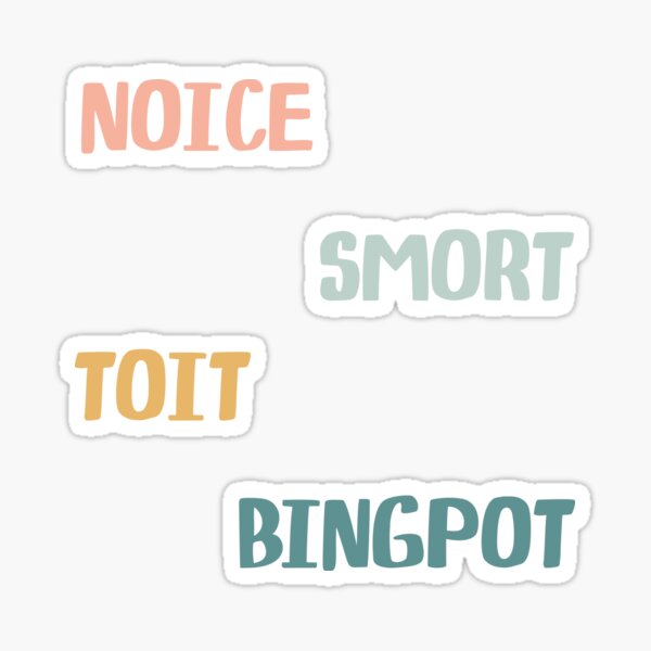 Artikel-Vorschau von Brooklyn 99 Schlagworte – Noice toit smort bingpot, designt und verkauft von WorkingOnIt.