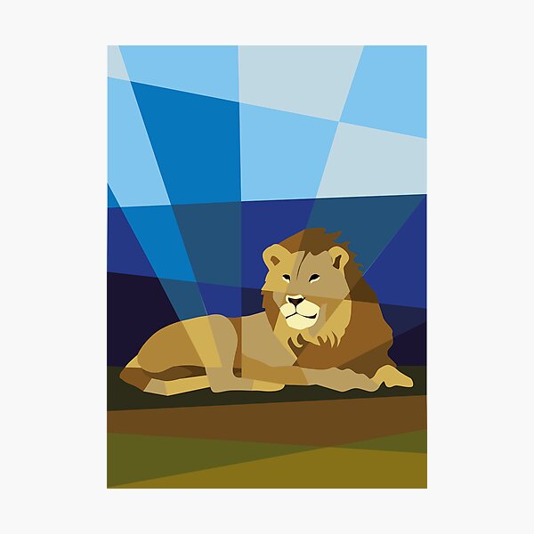 Lion Photographic Print