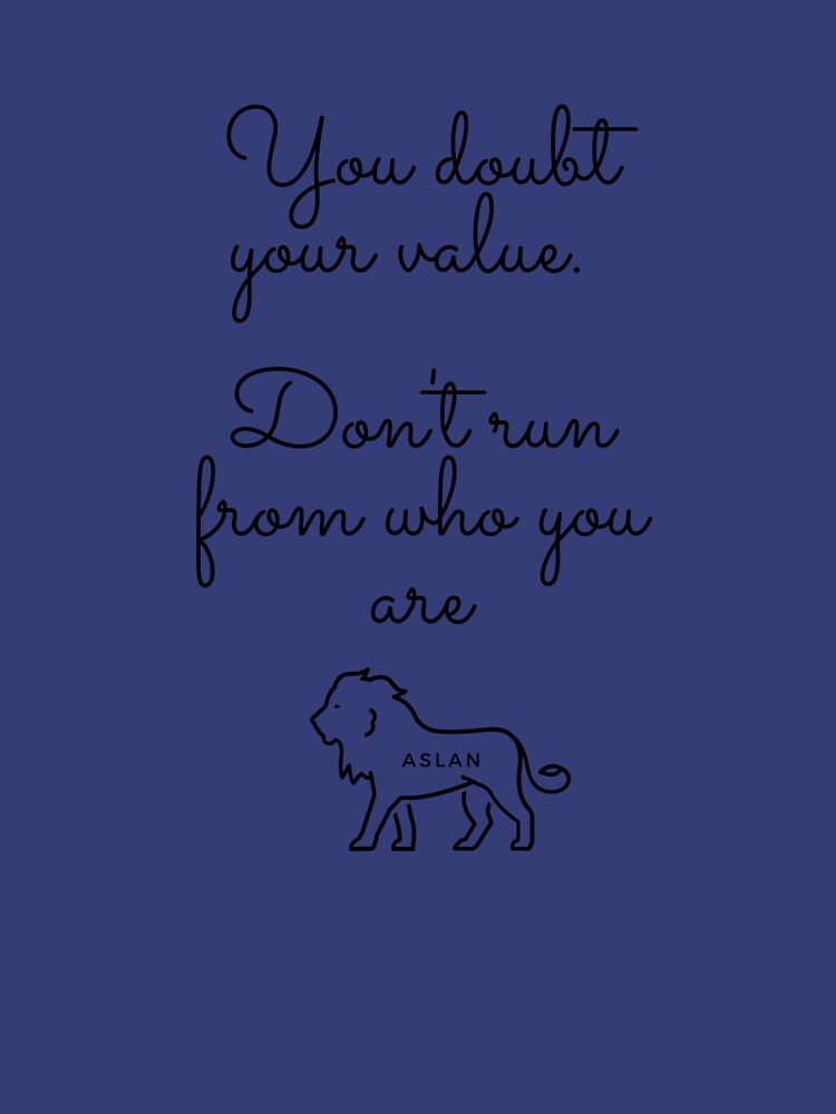 Aslan Narnia CS Lewis Quote Poster for Sale by MaximallyGreat