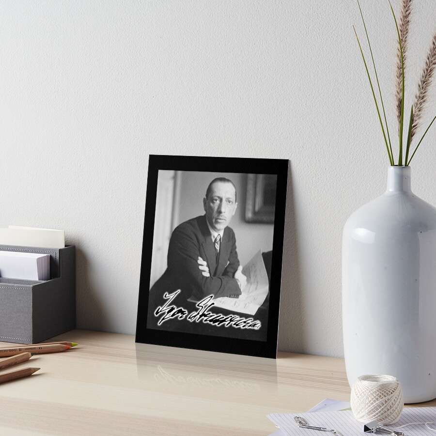 Photograph of Musician Russian Igor Fyodorovich Stravinsky Composer 8x10