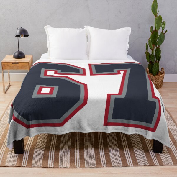 Item preview, 67 Navy Grey Red Sports Number Sixty-Seven designed and sold by HelloFromAja.