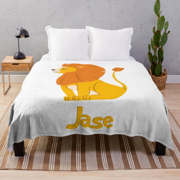 Item preview, Jase Lion Baby Boy Wild Animal Name designed and sold by HelloFromAja.