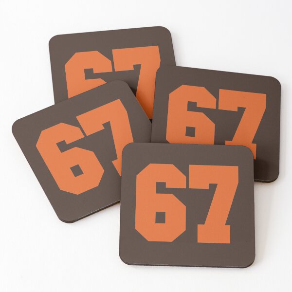 Item preview, 67 Number Cleveland Sports Sixty-Seven Brown Jersey designed and sold by HelloFromAja.