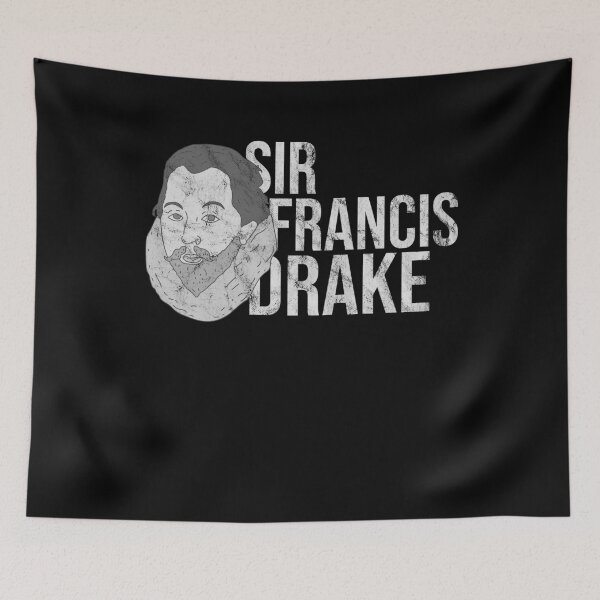 Item preview, Distressed Sir Francis Drake Text - B&W Seaman - Treasure designed and sold by DeWinnes.