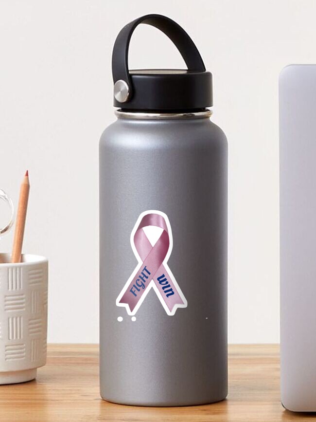 Thumbnail 1 of 3, Sticker, Breast Cancer Awareness, Breast Cancer Ribbon, Breast Cancer Survivor designed and sold by shirtcrafts.