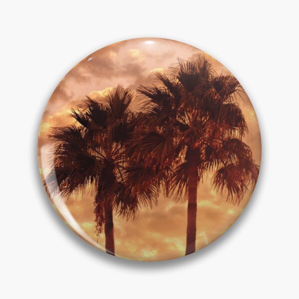 Item preview, Palm Trees Sunset and the Orange Sky designed and sold by PlanetPrints.