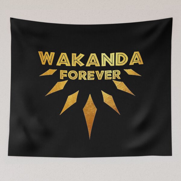 Item preview, Wakanda forever gold chadwick boseman necklace designed and sold by djemai1995.