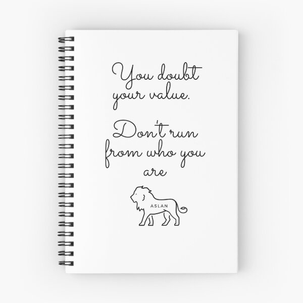 Item preview, Aslan Narnia CS Lewis Quote designed and sold by MaximallyGreat.