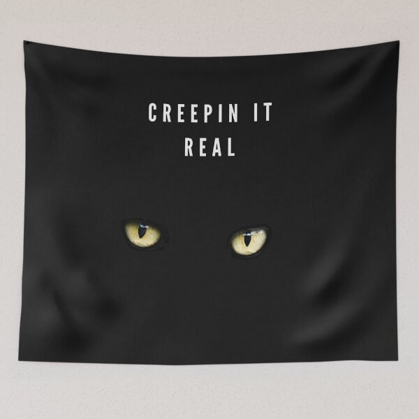 Item preview, Cat eyes...creepin it real design designed and sold by DarkHumorstore.