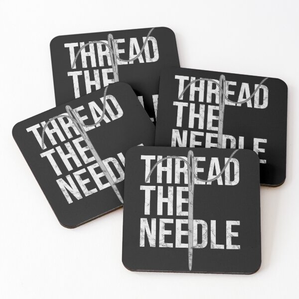 Item preview, Distressed Needle Threading - B&W Thread the Needle designed and sold by DeWinnes.