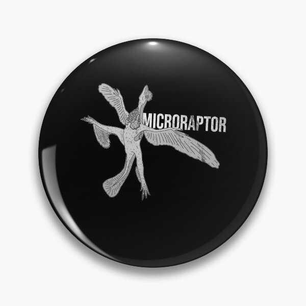 Item preview, Distressed Microraptor Text - B&W Dinosaur Species - Reptile designed and sold by DeWinnes.