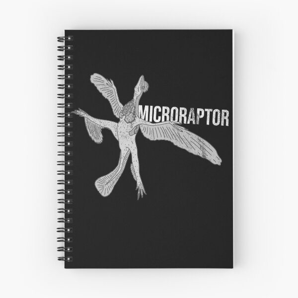 Item preview, Distressed Microraptor Text - B&W Dinosaur Species - Reptile designed and sold by DeWinnes.