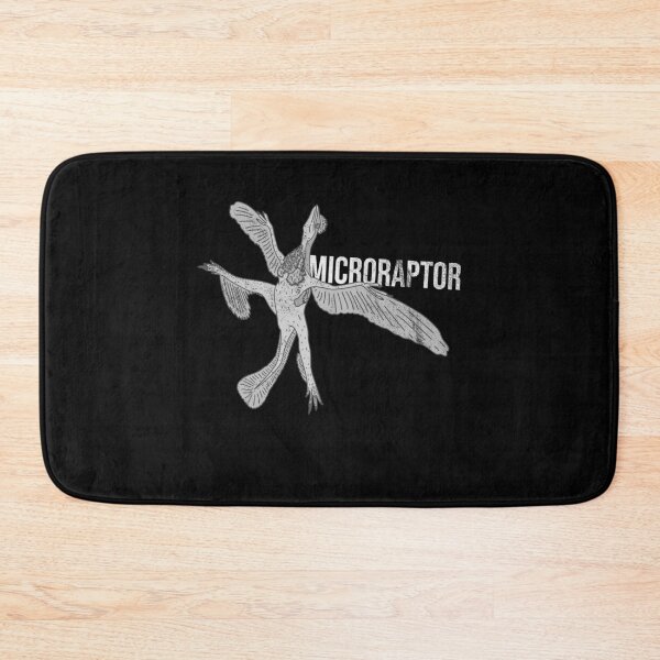 Item preview, Distressed Microraptor Text - B&W Dinosaur Species - Reptile designed and sold by DeWinnes.