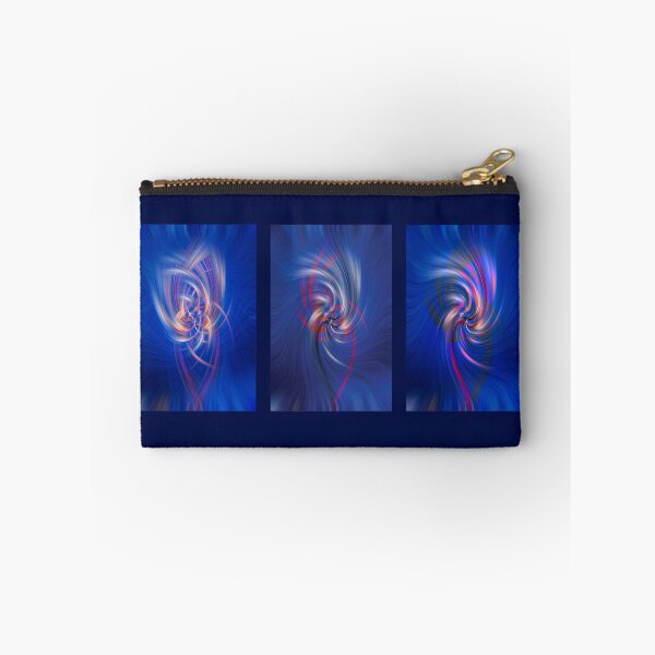 Item preview, Blue Swirl Triptych designed and sold by HazyAppleArt.