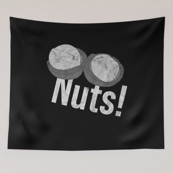 Item preview, Distressed Macadamia - B&W Hard Shell - Nutritionist - Nuts! designed and sold by DeWinnes.