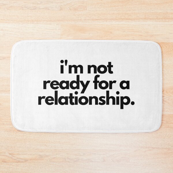 Item preview, White Lie Party Not Ready for a Relationship designed and sold by luchik-and-co.