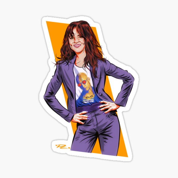 Juliette Lewis - An illustration by Paul Cemmick Sticker