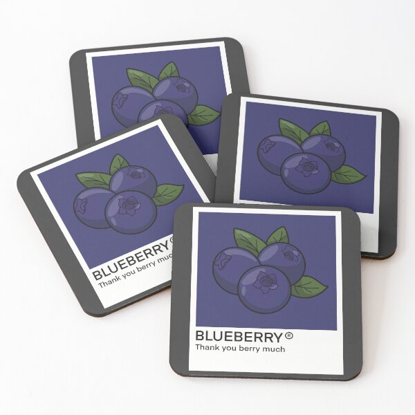 Item preview, Color- Blue Blueberries designed and sold by Fruit-Tee.