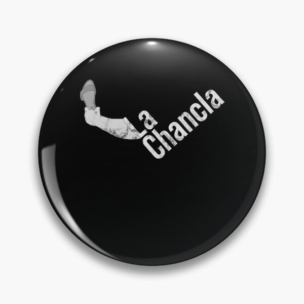 Item preview, Distressed La Chancla Text - B&W Spanish Shoe - Chancletas designed and sold by DeWinnes.