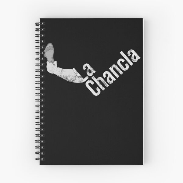 Item preview, Distressed La Chancla Text - B&W Spanish Shoe - Chancletas designed and sold by DeWinnes.