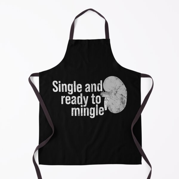 Item preview, Distressed Kidney Transplant - B&W Mingle - Nephrology designed and sold by DeWinnes.