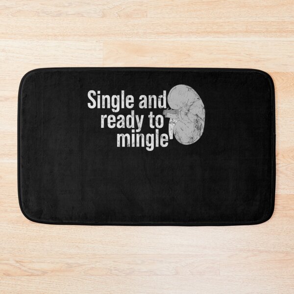 Item preview, Distressed Kidney Transplant - B&W Mingle - Nephrology designed and sold by DeWinnes.