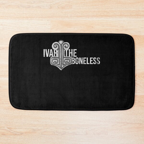 Item preview, Distressed Ivar the Boneless Text - B&W Norse Symbol designed and sold by DeWinnes.
