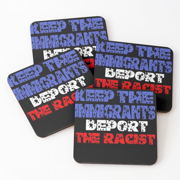 Item preview, Keep the immigrants deport the racist  designed and sold by Tej0711.