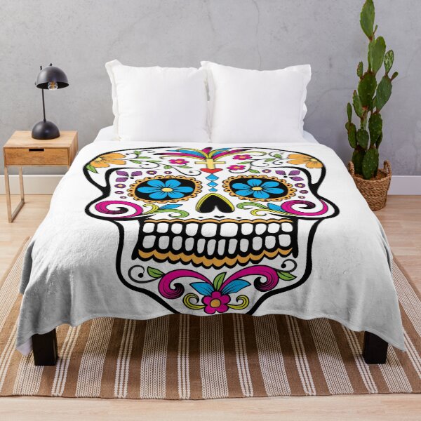 Item preview, Halloween Fun - Flower Power Skull designed and sold by Designs By Creation.