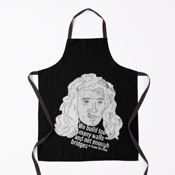 Item preview, Distressed Isaac Newton Quote - B&W Famous Scientist designed and sold by DeWinnes.