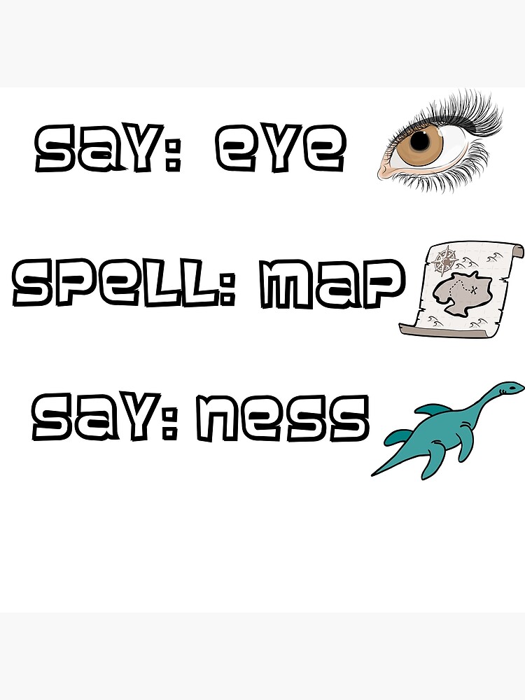 "Prank Eye Map Ness Light backing" Poster by Zathris226 Redbubble