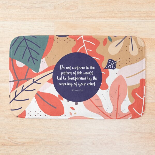 Item preview, Be transformed, Romans 12:2, Bible Verse designed and sold by StudioCitrine.