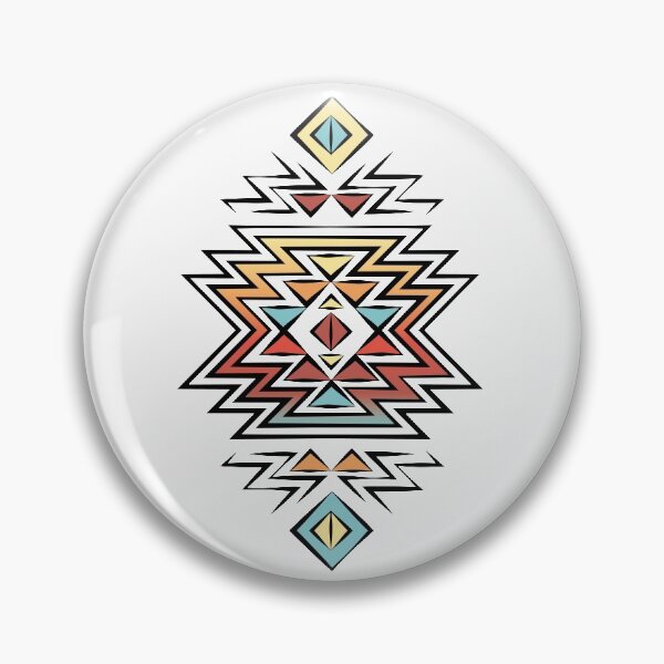 Item preview, Vintage Triangle Pattern Red Orange and Teal designed and sold by Jake Purcell.