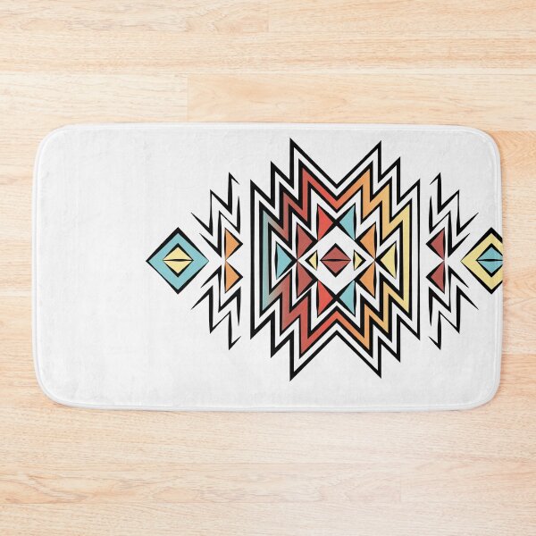 Item preview, Vintage Triangle Pattern Red Orange and Teal designed and sold by Jake Purcell.